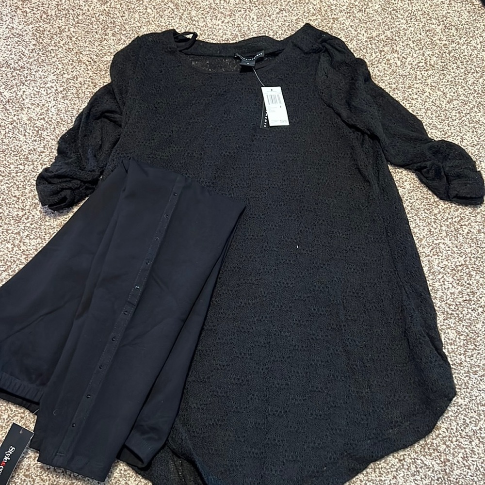 Black brand new outfit.